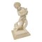 19th Century Grand Tour Carved Alabaster Stone Figure of a Boy with Puppy and Dog 1