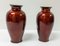 20th Century Japanese Red Ginbari Cloisonne Vases with Flowering Trees by Yamamoto, Set of 2 8