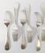 20th Century Stieff Rose Pattern Sterling Silver Dinner Forks, Set of 8 7