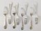 20th Century Stieff Rose Pattern Sterling Silver Dinner Forks, Set of 8 6