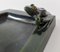 Early 20th Century Art Deco Spinach Green Nephrite Jade Ashtray with Frog 4
