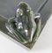 Art Deco Spinat Grüner Nephrit Jade Aschenbecher, Frühes 20. Jh. mit Frosch 11