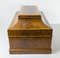 Caja para documentos italiana de madera nudosa de nogal, siglo XIX, Imagen 4