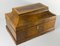 Caja para documentos italiana de madera nudosa de nogal, siglo XIX, Imagen 2