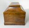 Caja para documentos italiana de madera nudosa de nogal, siglo XIX, Imagen 6
