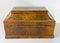 Caja para documentos italiana de madera nudosa de nogal, siglo XIX, Imagen 5