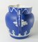 19th Century English Blue Jasperware Pitcher Jug from Wedgwood 4