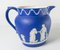 19th Century English Blue Jasperware Pitcher Jug from Wedgwood 5