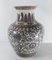 Large 20th Century Chinese Ming Copper Red Decorated Crackled Vase, Image 6