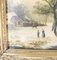Artiste Hollandais, Paysage d'Hiver, Peinture à l'Huile sur Panneau de Bois, 19ème Siècle, Encadré 8