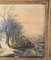 Artiste Hollandais, Paysage d'Hiver, Peinture à l'Huile sur Panneau de Bois, 19ème Siècle, Encadré 6