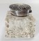 Early 20th Century Sterling Silver and Crystal Glass Inkwell by Unger Brothers 5
