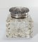 Early 20th Century Sterling Silver and Crystal Glass Inkwell by Unger Brothers, Image 2