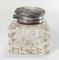 Early 20th Century Sterling Silver and Crystal Glass Inkwell by Unger Brothers 3
