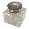 Early 20th Century Sterling Silver and Crystal Glass Inkwell by Unger Brothers 1