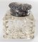 Early 20th Century Sterling Silver and Crystal Glass Inkwell by Unger Brothers 4