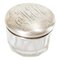20th Century Sterling Silver and Glass Powder Dresser Jar by International Silver 1