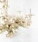 Mid-Century Tole Toleware Floral Chandelier 6