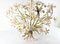 Mid-Century Tole Toleware Floral Chandelier 10