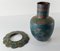 19th Century Japanese Edo Period Cloisonne Enamel Mallet Form Vase, Image 6