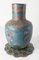 19th Century Japanese Edo Period Cloisonne Enamel Mallet Form Vase, Image 2