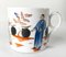 Englische New Hall Porzellan Muster 421 Chinoiserie Tasse & Untertasse, Frühes 19. Jh., 2er Set 8