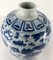 Jarrón Chinoiserie Meiping chino en azul y blanco, siglo XX, Imagen 7