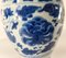 Vase Meiping Bleu et Blanc, Chine, 20ème Siècle, Marque Tongzhi 9