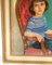 Martha Herpst, Amerikanische Malerei im Newcomb Macklin Rahmen, 1970er, Pastell Portrait 5