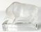 Late 20th Century French Frosted Glass Bull Figure from Lalique France, Image 4