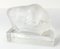 Late 20th Century French Frosted Glass Bull Figure from Lalique France, Image 10
