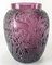 20th Century French Purple Amethyst Glass Vase with Deer from Lalique 5