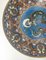 Early 20th Century Japanese Cloisonne Enamel Charger with Dragon 5