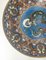 Early 20th Century Japanese Cloisonne Enamel Charger with Dragon, Image 5