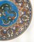 Early 20th Century Japanese Cloisonne Enamel Charger with Dragon 4