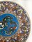 Early 20th Century Japanese Cloisonne Enamel Charger with Dragon 3