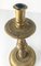 17th Century Spanish Bronze Candlestick with Impressed Inscription 6