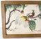 Chinesische Chinoiserie Export aus dem 19. oder 20. Jahrhundert Aquarell von Paradiesvögeln 2