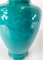 Vase Cloisonné Sans Fil Vert Turquoise Début du 20ème Siècle par Ando Jubei, Japon 8