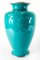 Early 20th Century Japanese Turquoise Green Wireless Cloisonne Vase by Ando Jubei 5