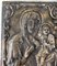 Ícono religioso católico ruso de plata de la Virgen con el niño del siglo XIX o XX, Imagen 2