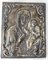 Ícono religioso católico ruso de plata de la Virgen con el niño del siglo XIX o XX, Imagen 13