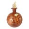 Mid-Century Italian Venetian Murano Swirled Glass Perfume Bottle by La Fornasotta 1