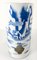 20th Century Chinese Chinoiserie Blue and White Hat Stand Vase with Landscapes 6