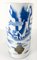 20th Century Chinese Chinoiserie Blue and White Hat Stand Vase with Landscapes, Image 6