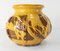 19th Century European or American Redware Vase with Yellow Slip Decoration, Image 3