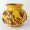 19th Century European or American Redware Vase with Yellow Slip Decoration 12