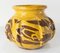 19th Century European or American Redware Vase with Yellow Slip Decoration 4