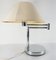 Mid-Century Modern Chrome Plated Cantilever Table Lamp attriuted to Walter Von Nessen 12