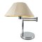 Mid-Century Modern Chrome Plated Cantilever Table Lamp attriuted to Walter Von Nessen 1